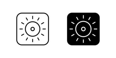 Modern downlight lamp icon set for interior lighting, fixtures, and illumination. Ideal for home decor, architecture, and energy themes. vector