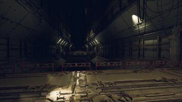 CGI Cargo terminal at a massive space station during a supply operation video