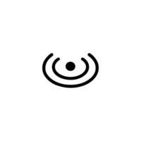 Tap Ripple Effect Concentric Arcs vector