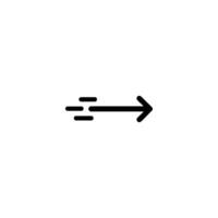 Horizontal Swipe Gesture Line Symbol vector