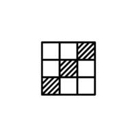 Abstract Heatmap Grid Activity Squares vector