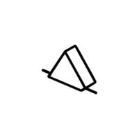 Triangular Profile Sweep Diagonal Path vector