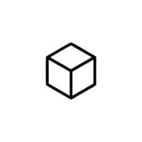 Isometric Cube Replace Top Face Action vector
