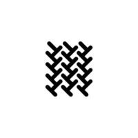 Carbon Fiber Weave Pattern Icon vector