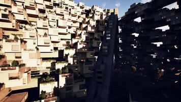 CGI Innovative urban architecture featuring residential buildings and modern design video