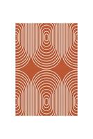 Abstract Boho Digital Art with Natural Forms vector