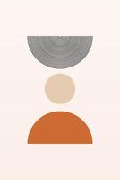 Boho Digital Download with Neutral Palette vector