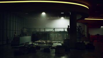 CGI Store in disarray after thieves raid clothing retailer late at night video