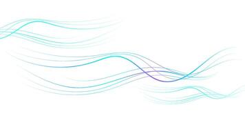 abstract wave line on white background. illustration for your design vector