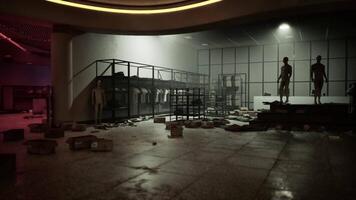 CGI Store devastated by thieves during late night robbery in disarray aftermath video