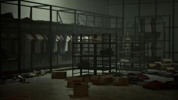 CGI Thieves wreak havoc in a retail store, leaving chaos and destruction behind video