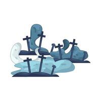 Ghosts in a Graveyard vector