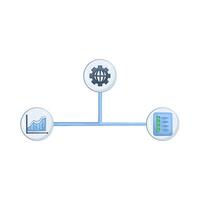 Data Analytics Connection Network vector
