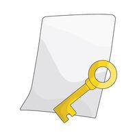 Document Security with Key vector