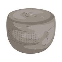 Grey Smart Speaker vector
