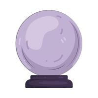 Crystal Ball for Fortune Telling vector