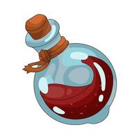 Red Potion Bottle vector