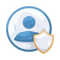 User Profile Security vector