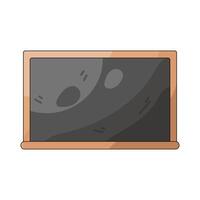 Empty Chalkboard for Classroom vector