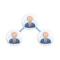 Organization Hierarchy Chart vector