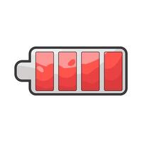Full Battery Indicator illustration vector