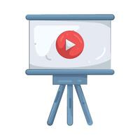 Presentation Whiteboard illustration vector