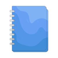 Blue Spiral Notebook vector