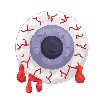Bleeding Eyeball illustration