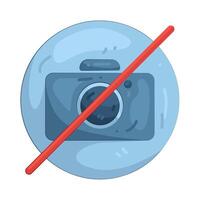 No Photos Allowed vector