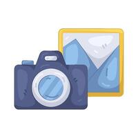 Digital Camera and Photo vector