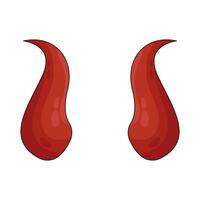 Red Devil Horns vector