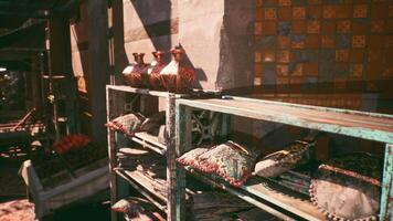 CGI Craftsmanship in a colorful market filled with handmade goods video