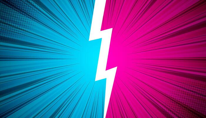 Comic versus pop art fight