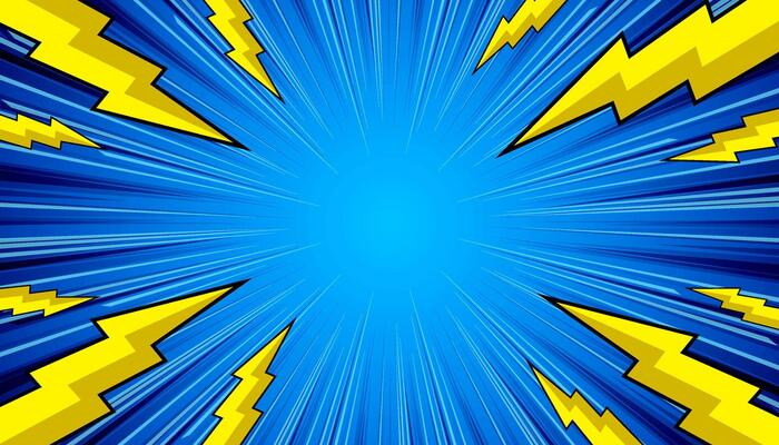 comic background with flash comic explosion for thumbnail.