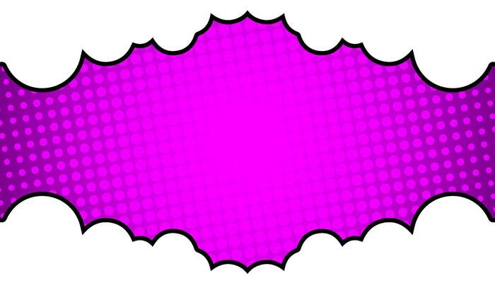 Pop art background for poster or comic book. flat comic style design with halftone dots.