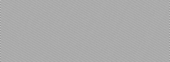 Thin diagonal line seamless pattern. Repeated fine slash lines background. Pinstripe wallpaper. Black and white tilted slanted strip backdrop. Repeating oblique linear texture overlay. vector