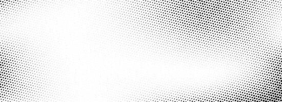 Grunge halftone gradient texture. Fading gritty sand wallpaper. Black weathered grit noise background. Retro pixelated backdrop. Anime or manga style comic overlay. bw textured template surface vector