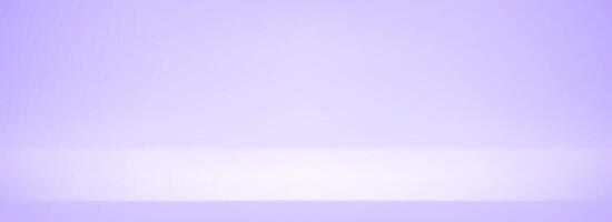 Lavender gradient studio room design. Light purple podium concept wallpaper. Wall and floor surface backdrop for presentation, product showcase, mockup template. Empty shelf display backdrop vector