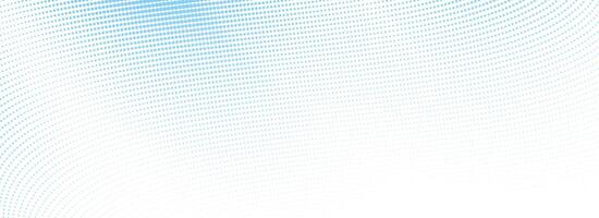 Abstract dotted wave line background. Light blue dynamic dash stripe texture. Warped and curved lines wallpaper for tech design template, presentation, brochure, leaflet, booklet. Airy backdrop vector