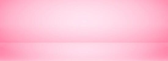 Pink gradient studio room design. Light rose podium concept wallpaper. Wall and floor surface backdrop for presentation, mockup template, product showcase. Empty platform or display backdrop. vector