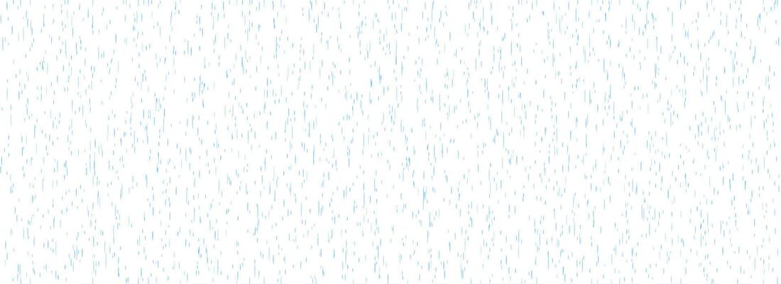 Falling rain seamless pattern. Repeating pouring rain texture. Repeated water drops background. Vertical downpour backdrop. Sleet, hail or snow precipitation concept. Bad rainy weather.