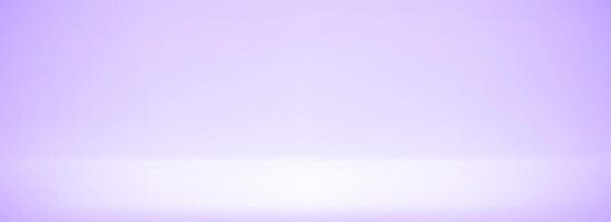 Lavender gradient studio room design. Light purple podium concept wallpaper. Wall and floor surface backdrop for presentation, product showcase, mockup template. Empty platform display backdrop vector
