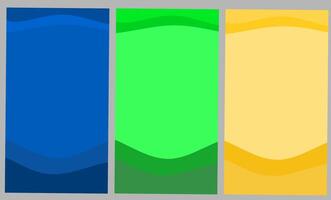set of abstract banners vector