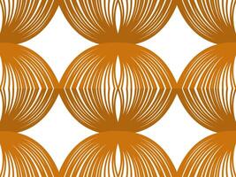 a pattern of orange and white lines vector