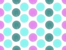 a pattern with purple and blue circles vector