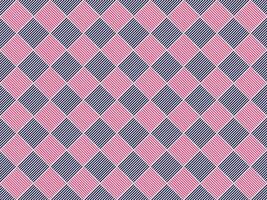 a pink and blue argyle pattern vector