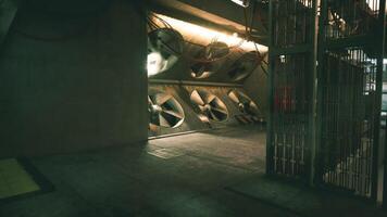 CGI Ventilation system with industrial fans in an underground facility video