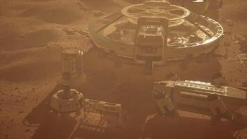 cgi fördärvar koloni livsmiljö med Avancerad strukturer och teknologi på de yta video