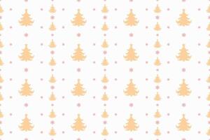 Seamless Christmas Pixel Pattern. Bright and Colorful . vector