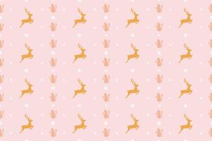 Seamless Christmas Pixel Pattern. Bright and Colorful Festive Design. vector